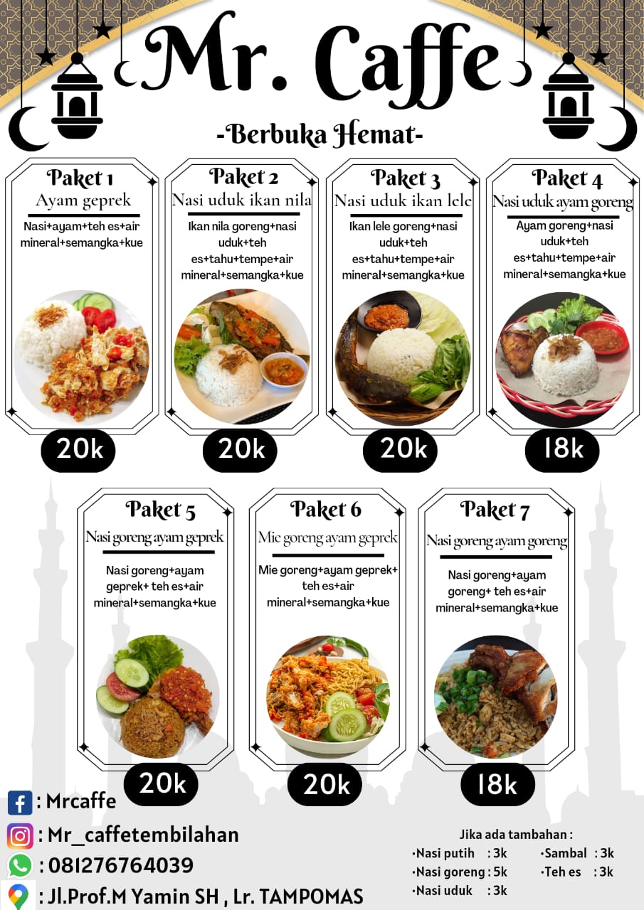 Mr Cafe Tempatnya Bukber Anak Kekinian