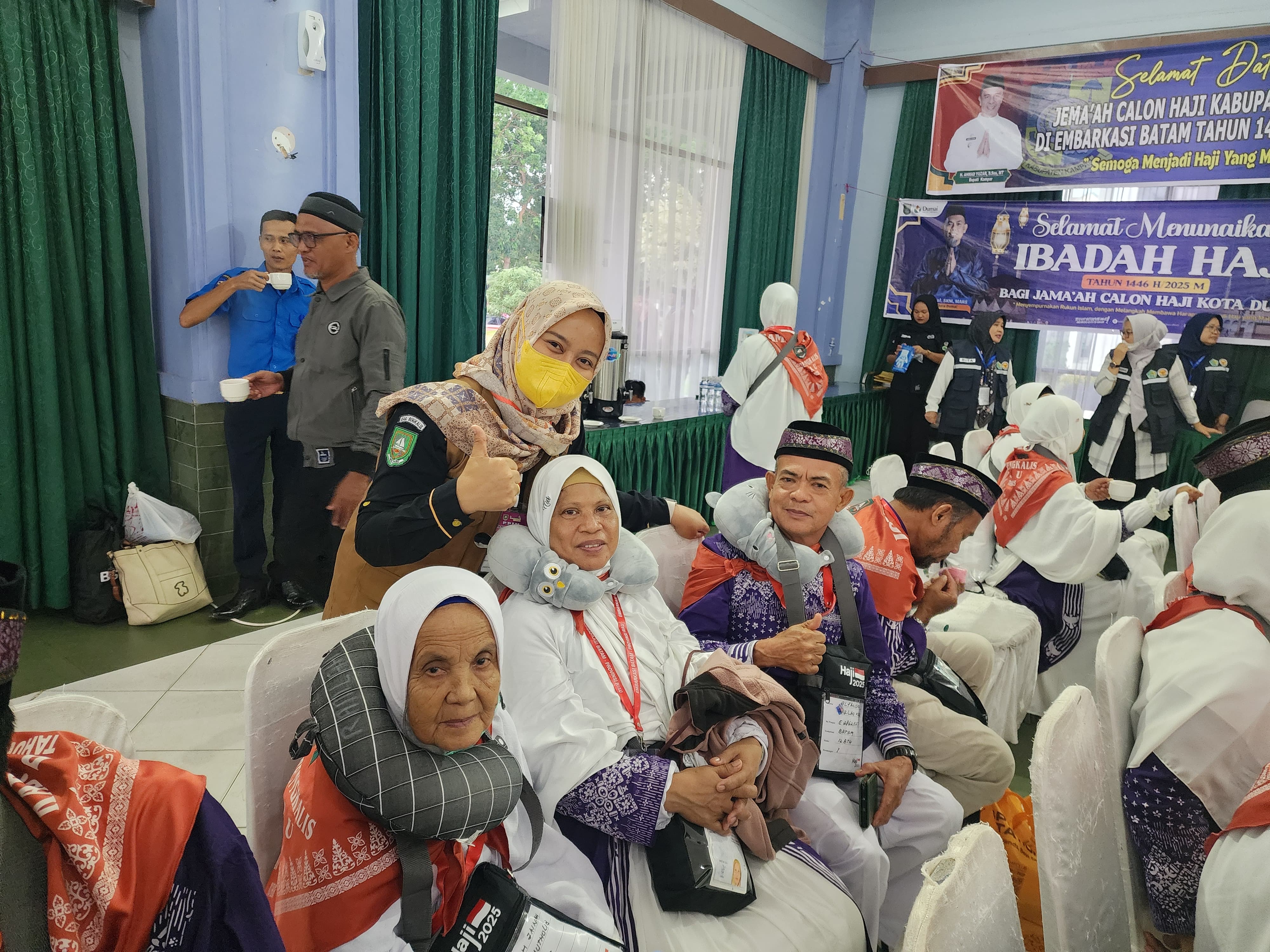 Dinkes Bengkalis Dampinggi Keberangkatan JCH Menuju Embarkasi Batam