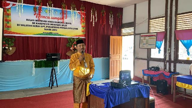 Pencanangan BIAN Tingkat Kabupaten, Dinkes Inhil Gelar di Pengalihan Enok