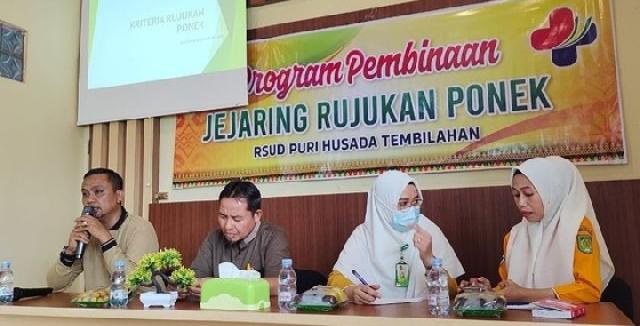 Pembinaan Jejaring PONEK Dilakukan RSUD PH Tembilahan di Puskesmas Gajah Mada