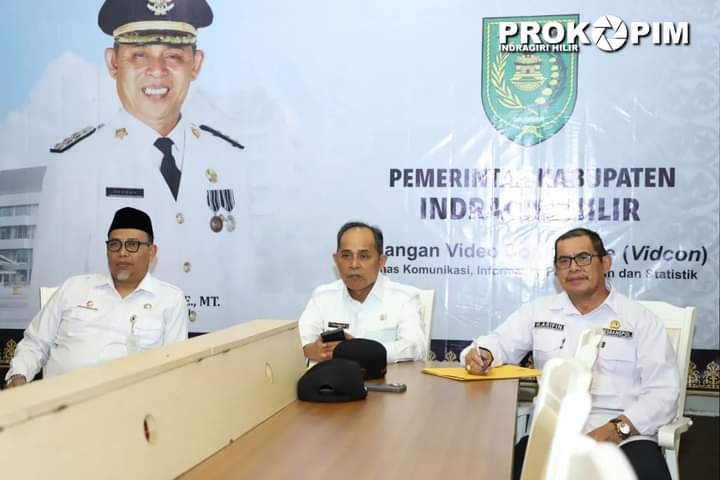 Pj Bupati Inhil Mengikuti Rakoor Penjabat Kepala Daerah