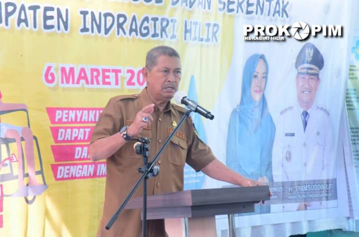 Dinas Kesehatan Kabupaten Indragiri Hilir Gelar Pencanangan Crash Program Polio Serentak
