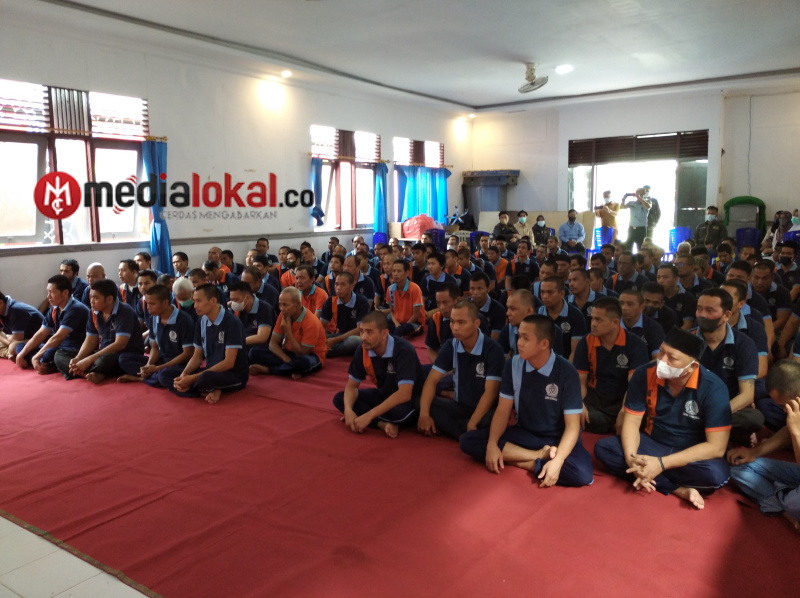 Cegah TBC, Dinkes Inhil Screning Kesehatan Warga Binaan Lapas Tembilahan