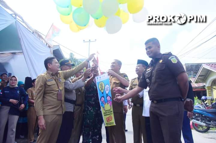 Dinas Kesehatan Kabupaten Indragiri Hilir Gelar Pencanangan Crash Program Polio Serentak