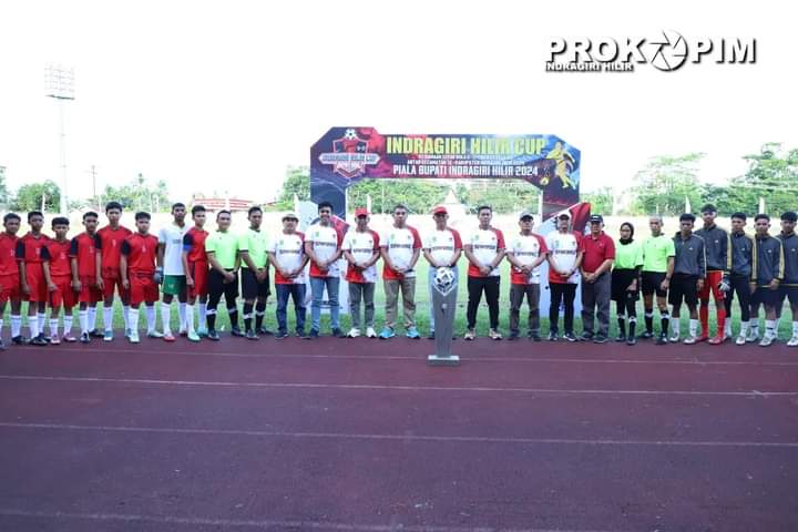 Pj Bupati Inhil Buka Secara Resmi Turnamen Sepakbola U-17 Inhil Cup 2024