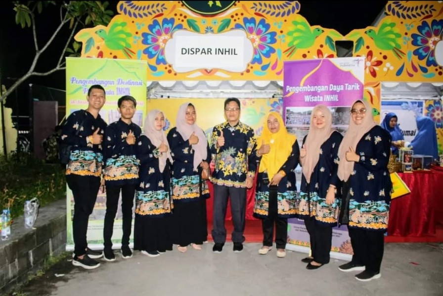 Pemkab Inhil Melalui Disparporabud Inhil Ikut Meriahkan keduri Riau 2023
