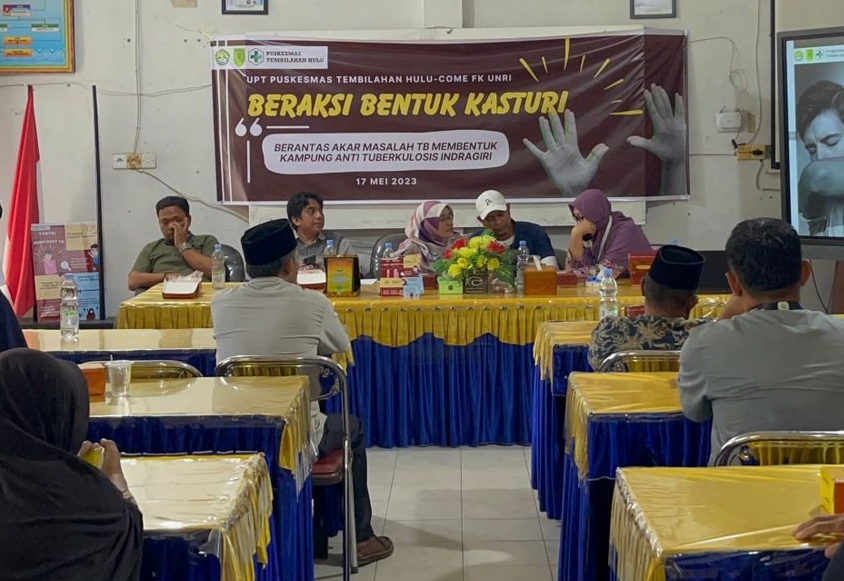 UPT Puskemas Tembilahan Hulu Terima Kunjungan Mahasiswa FK Kedokteran UNRI