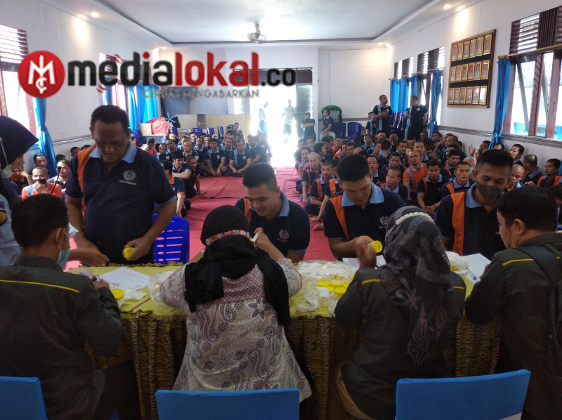 Cegah TBC, Dinkes Inhil Screning Kesehatan Warga Binaan Lapas Tembilahan