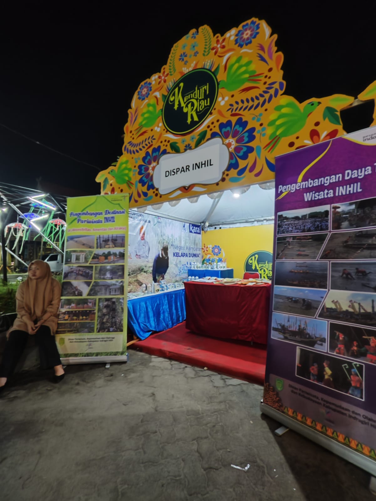 Pemkab Inhil Melalui Disparporabud Inhil Ikut Meriahkan keduri Riau 2023