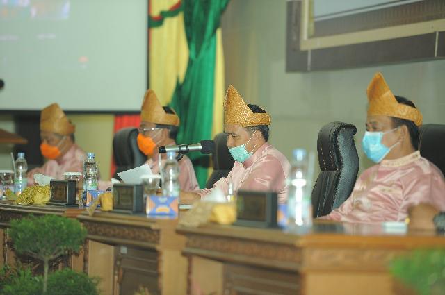 Terbuka Untuk Umum, Rapat Paripurna Milad Inhil ke-55 Sesuai Protokol Kesehatan Covid-19